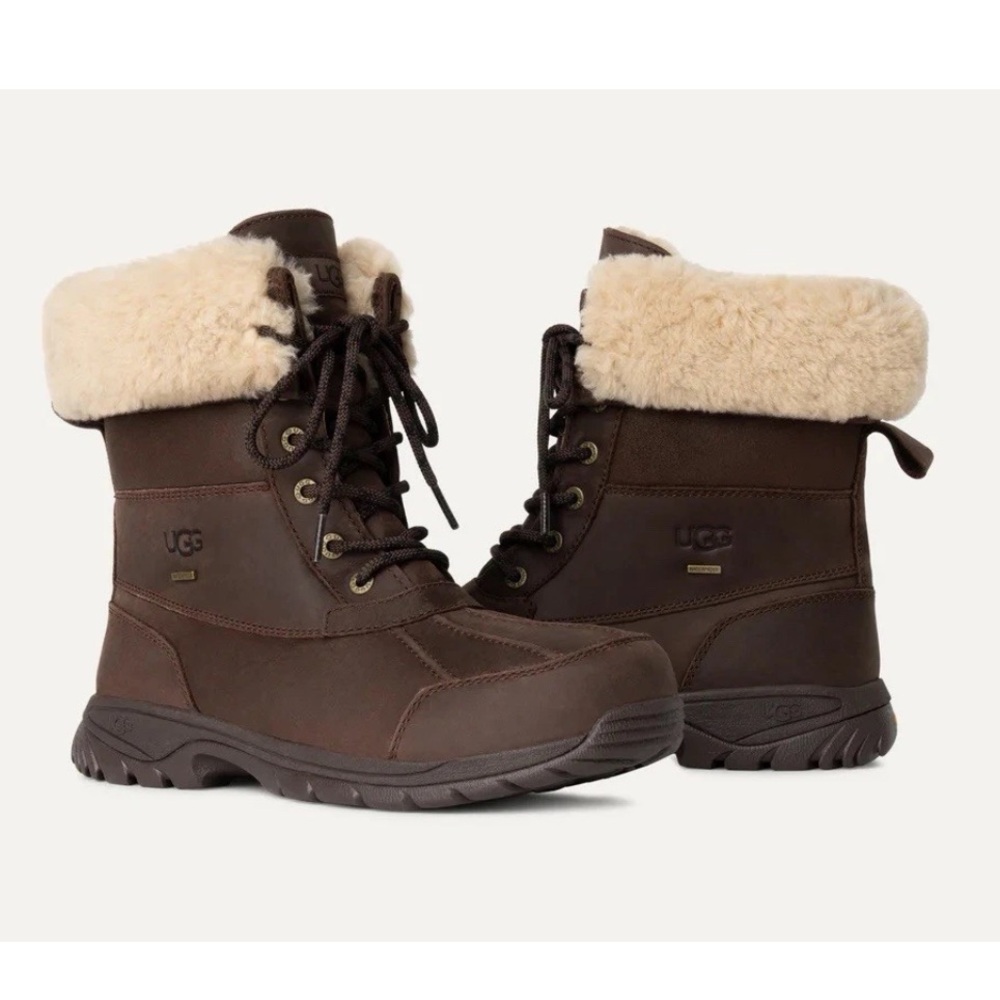 UGG | Mens Butte Distressed Boot Burnt Cedar Size 12 Brown Hiking High Top - Picture 5 of 15